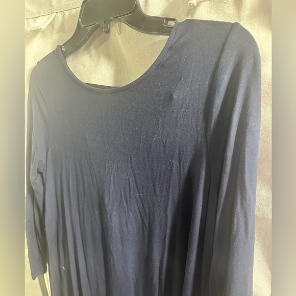 Lilly Pulitzer Ophelia Womens Long‎ Sleeve Knee Length Knit Blue Dress Size M - Picture 3 of 9